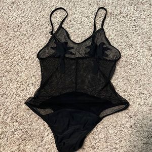 Palm tree mesh one piece